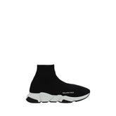 Balenciaga Black Elastane Athletic Sneakers - EU45/US12