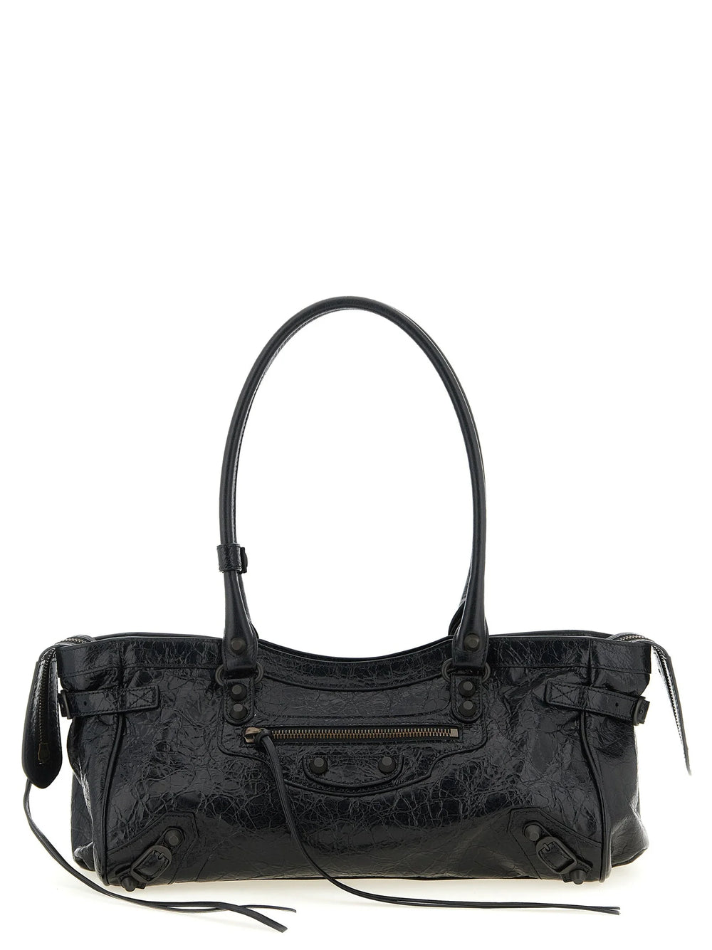 Balenciaga Black Lamb Leather Shoulder Bag