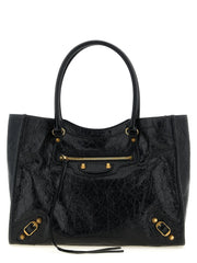 Balenciaga Black Lamb Leather Tote Bag