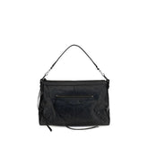 Balenciaga Black Lamb Ovis Aries Aries Shoulder Bag