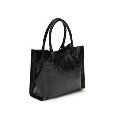 Balenciaga Black Lamb Ovis Aries Aries Shoulder Bag
