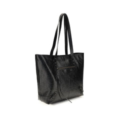 Balenciaga Black Lamb Ovis Aries Aries Shoulder Bag