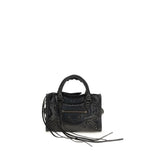 Balenciaga Black Lamb Ovis Aries Aries Shoulder Bag