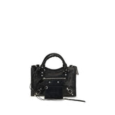 Balenciaga Black Lamb Ovis Aries Shoulder Bag