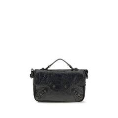 Balenciaga Black Lamb Ovis Aries Shoulder Bag
