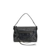 Balenciaga Black Lamb Ovis Aries Aries Shoulder Bag