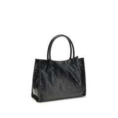 Balenciaga Black Lamb Ovis Aries Aries Shoulder Bag