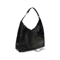 Balenciaga Black Lamb Ovis Aries Shoulder Bag