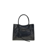 Balenciaga Black Lamb Ovis Aries Aries Shoulder Bag
