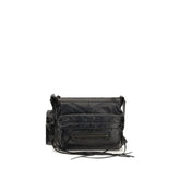 Balenciaga Black Lamb Ovis Aries Aries Shoulder Bag