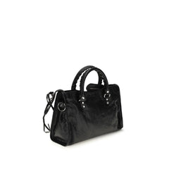 Balenciaga Black Lamb Ovis Aries Aries Shoulder Bag