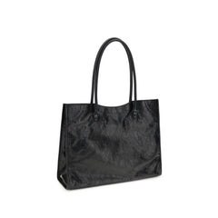 Balenciaga Black Lamb Ovis Aries Aries Shoulder Bag
