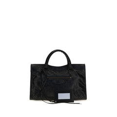 Balenciaga Musta lampaanvillan Ovis Aries Aries -olkalaukku