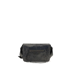 Balenciaga Černá kabelka přes rameno z beránčí vlny Ovis Aries Aries