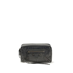 Balenciaga Black Lamb Ovis Aries Aries Wallet