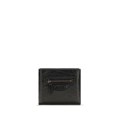 Balenciaga Black Lamb Ovis Aries Aries Wallet