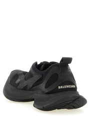 Balenciaga Black Polyester Athletic Sneakers