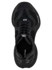 Balenciaga Black Polyester Athletic Sneakers