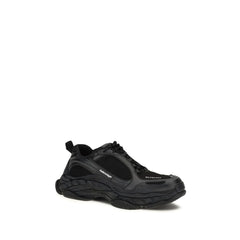 Balenciaga Black Polyester Athletic Sneakers - EU46/US13