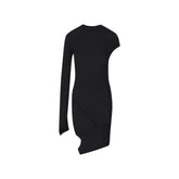 Balenciaga Fekete Polieszter Alkalmi Ruha - S