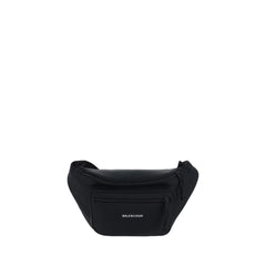 Balenciaga Black Polyester Clutch Bag