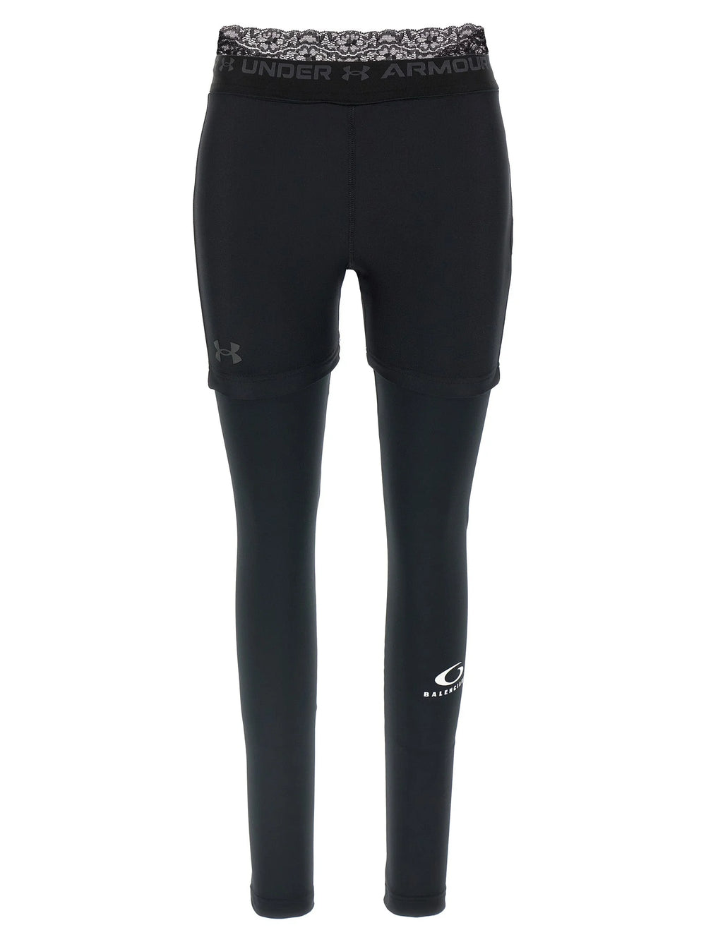 Balenciaga Black Polyester Leggings - XS
