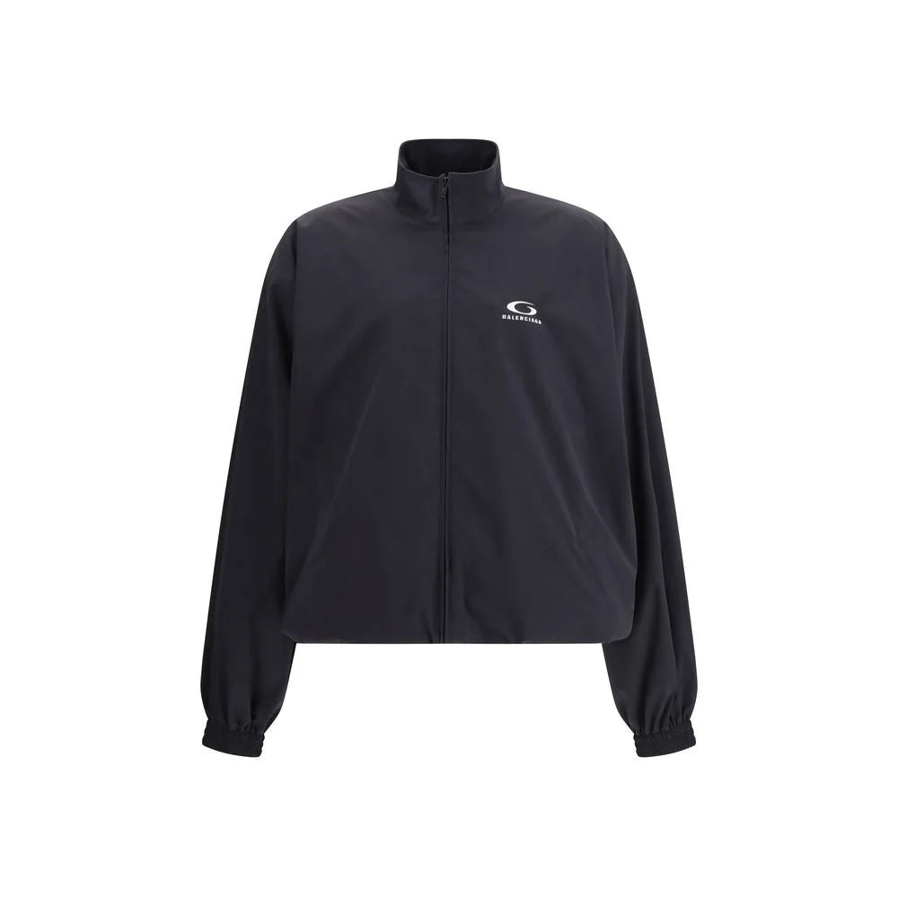 Balenciaga Black Polyester Shell Jacket