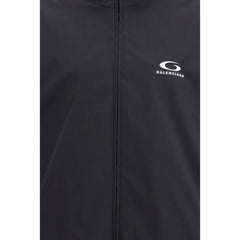 Balenciaga Black Polyester Shell Jacket - M