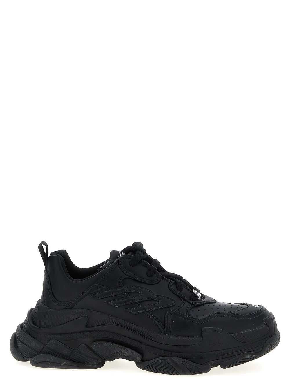 Balenciaga Black Polyethylene Athletic Sneakers - EU45/US12