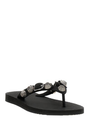 Balenciaga Black Rubber Slides