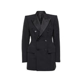 Balenciaga Black Wool Coat - 42