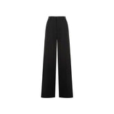 Balenciaga Black Wool Flared Pants - XS