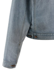 Balenciaga Blue Cotton Denim Jacket