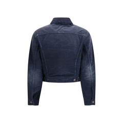 Balenciaga Blue Cotton Denim Jacket - M