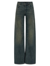 Balenciaga Blue Cotton Flared Jeans - 26