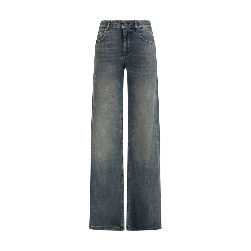 Balenciaga Blue Cotton Jeans Denim