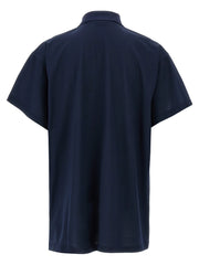 Balenciaga Blue Cotton Polo Shirt