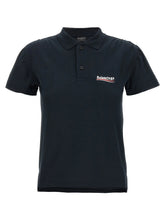 Balenciaga Blue Cotton Polo Shirt - M