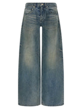 Balenciaga Blue Cotton Relaxed Fit Jeans