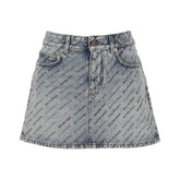 Balenciaga Blue Denim Skirt - 40