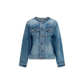 Balenciaga Blue Wool Oves Aries Denim Jacket - IT36 | XS
