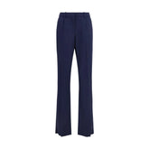 Balenciaga Blue Wool Oves Aries Pants - IT36 | XS