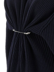 Balenciaga Blue Wool Short Dress
