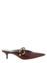 Balenciaga Bordeaux Calfskin Mid Heel Pumps