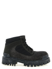 Bottes à cheville en veau marron Balenciaga