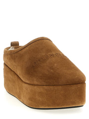 Balenciaga Brown Calfskin Mules