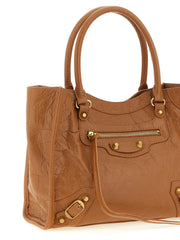 Balenciaga Brown Lamb Leather Tote Bag