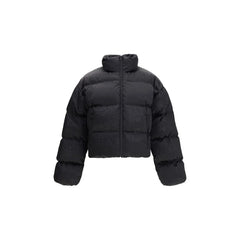Balenciaga Cropped Puffer Jacket with logo motif - L - Puffer Jackets