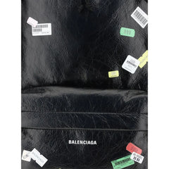 Balenciaga Explorer Backpack with printed stickers - Backpacks