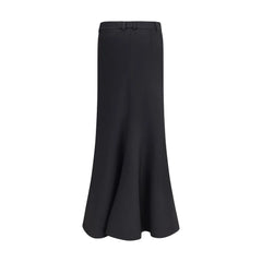 Balenciaga Godet Maxi Skirt in virgin wool - Skirts